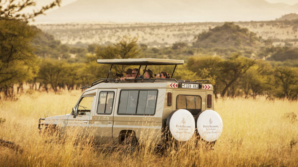 Game drive at Four seasons safari lodge