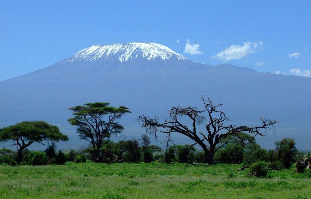 Adeventure trekking and Safaris Panoramic view from the summit of Mount Kilimanjaro luxury african safari